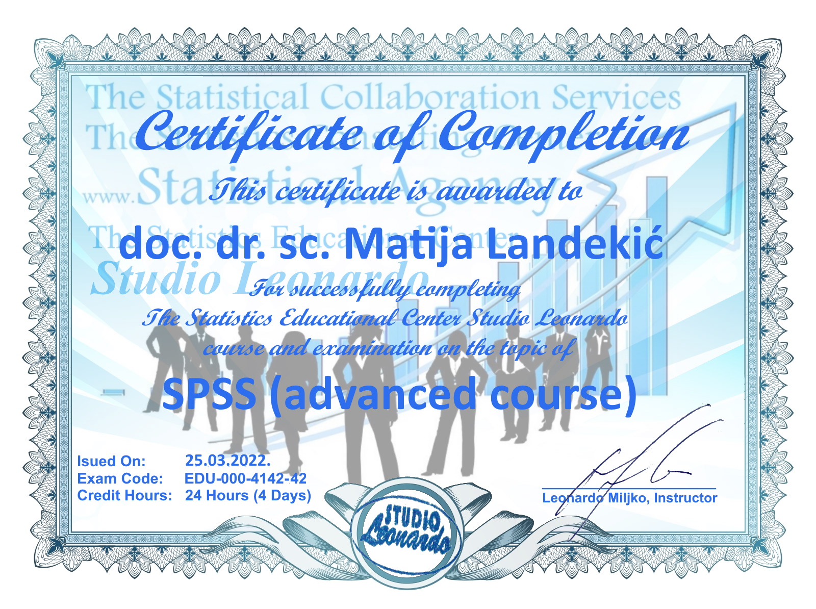 doc. dr. sc. Matija Landekić (advanced course)