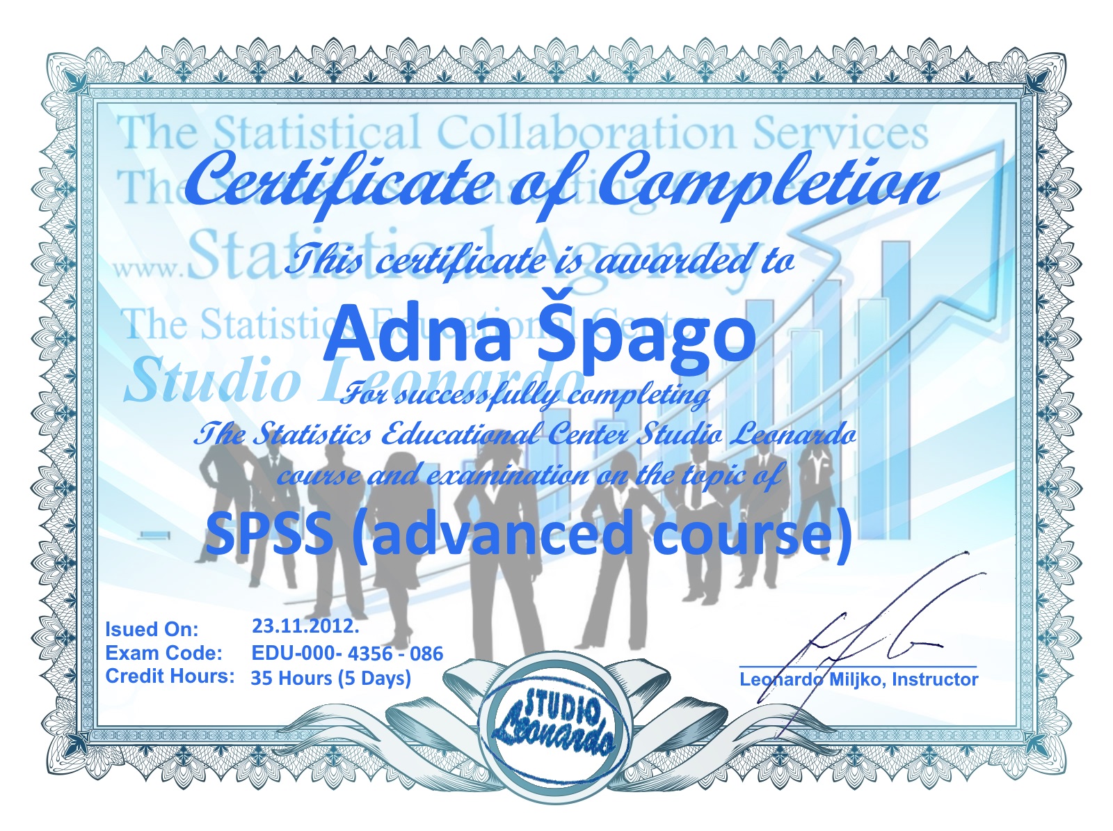 Adna Špago ( SPSS advanced course)